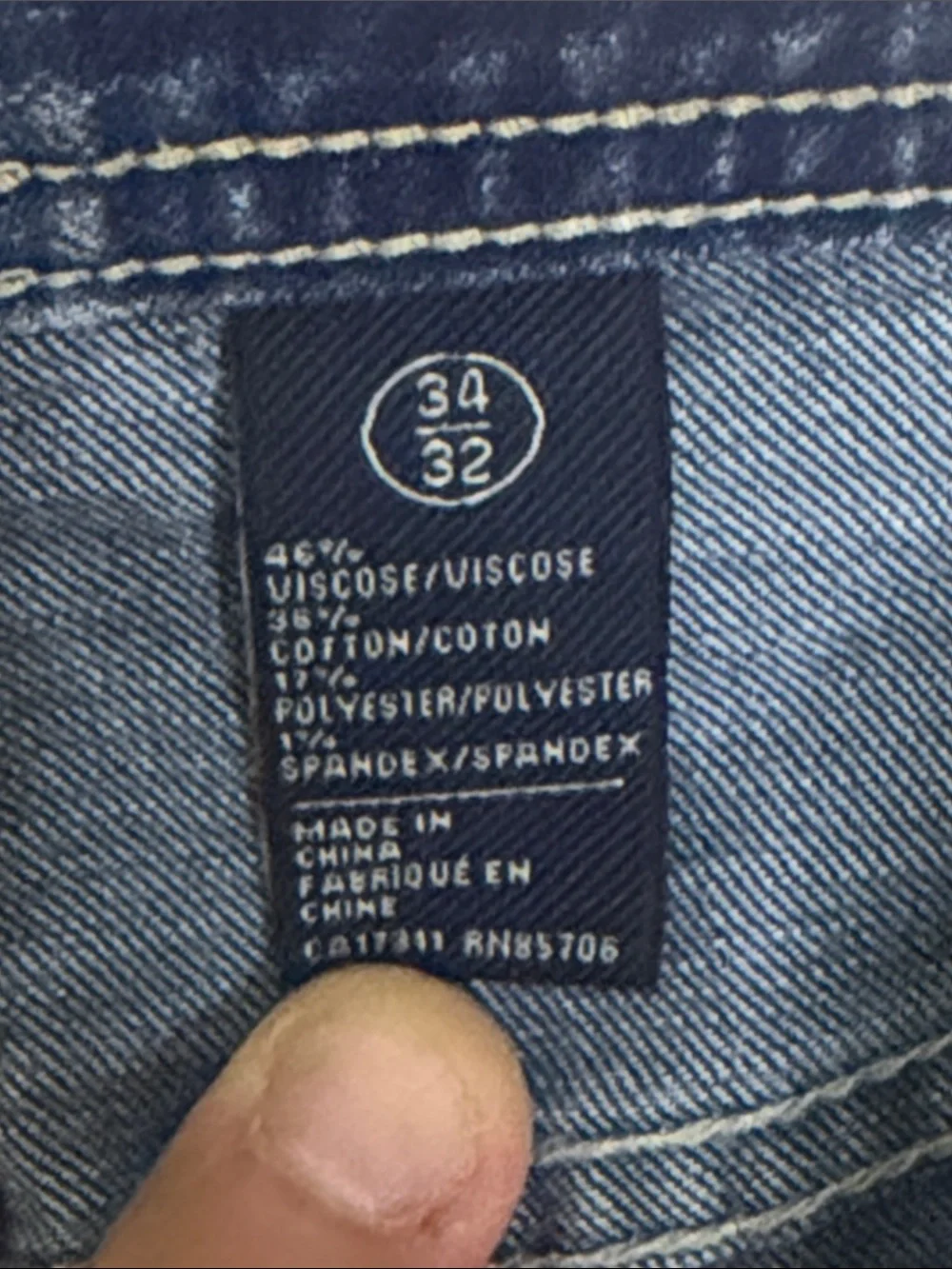 Buffalo David Bitton Men's Blue Straight Leg Jeans